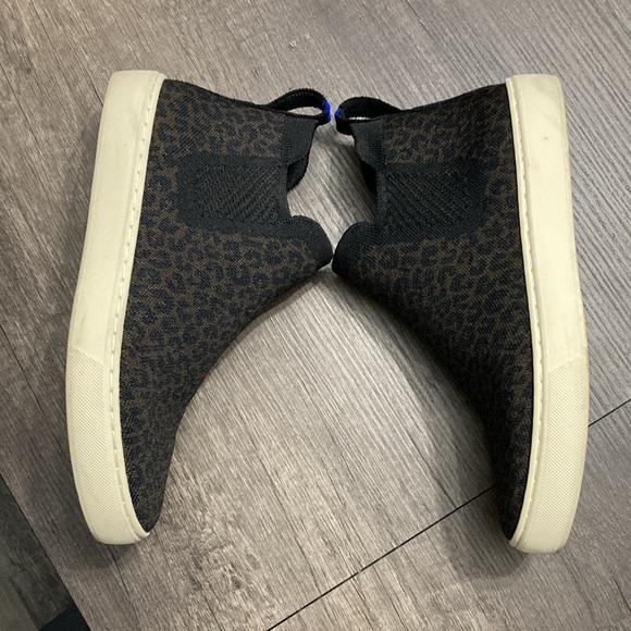 Rothy’s Espresso Spot Chelsea High Top Sneakers - Size 8 - Picture 7 of 7